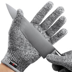 Premium Cut Resistant Gloves Food Grade — Level 5 Protection; Ambidextrous; M…