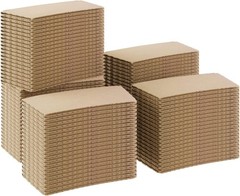 Sleeves Coffee 100 Pcs – Corrugated Brown Kraft Paper Cups Sleeves Fit 12oz,