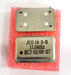 4PCS 17MHZ 17.000MHZ Crystal Clock Oscillator HCMOS 5V rectangle DIP-14/DIP14