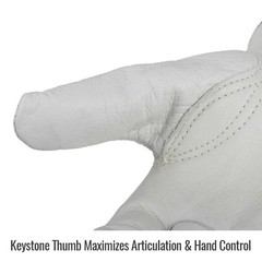 Black Stallion 87 Cowhide Palm Drivers Glove w/ Split Cowhide Back – LG, 12 Pk
