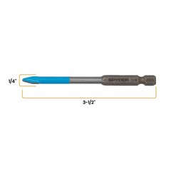 Spyder 1/4 in x 3.5 in Hex Shank Carbide-Tipped Glass and Tile Drill Bit, 950074