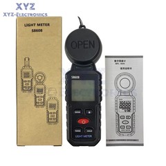 S8608 LCD Light Meter Digital Illuminance Meter Luxmeter Photometer 200000Lux