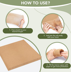 Honeycomb Packing Paper Cushion Wrap Sheets Packing Moving Shipping Lock Protect