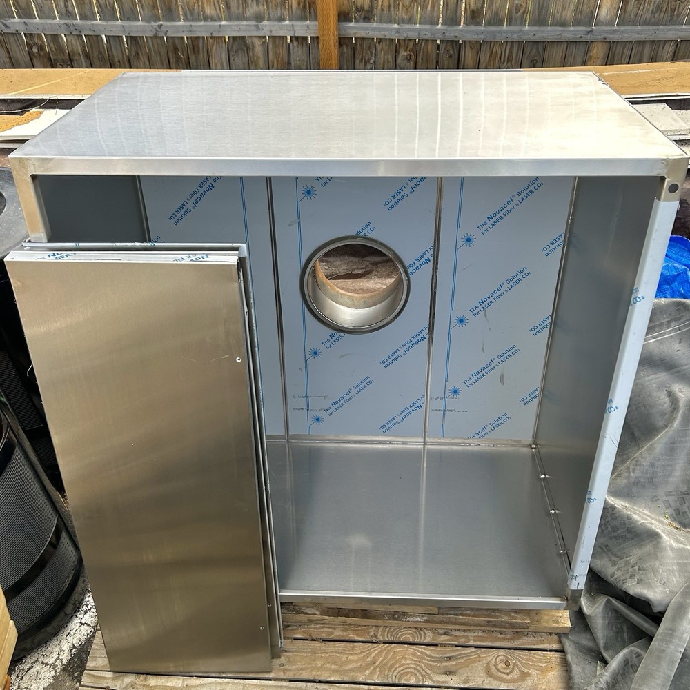 Captiveaire 42″x42″ Exhaust Hood Model 4224 VHB with 3 Skirt Panels