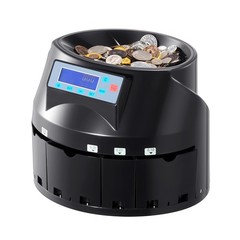 Uimoso USD Coin Sorter Coin Counter Wrapper and Roller 300 Coins/min LCD Display