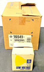 NEW Lot of 12 GE 16541 Low Voltage Par Lamp 50PAR36/WFL 50Watts 12Volts H4C