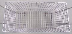 UNKNOWN BRAND DEEP FRYER BASKET, 22” X 10 5/8” X 11”