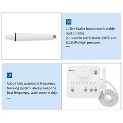 Dental Scaler Ultrasonic 2 Bottles Fits EMS Cavitron SKYSEA & Handpiece HW-3H