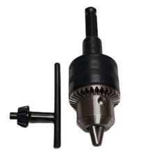 WHITE 1/2″ LIGHT DUTY DRILL CHUCK WITH 7/16 SHANK  ADAPTER LINEMAN TOOL… NEW