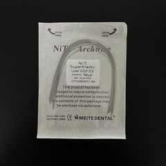 Dental Orthodontic Niti Super Elastic Rectangular Arch Wire Ovoid/Natural