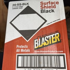 6 pack Surface Shield Anti Rust Spray – Long-Lasting Metal & Tool Corrosion Blac