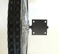 20 inch Heavy Duty Solid Rubber Cart Wheel Kit 800lb rating