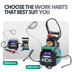 YIHUA 939D+ III EVO 110W Digital Soldering Station Dual LCD Display High-Power