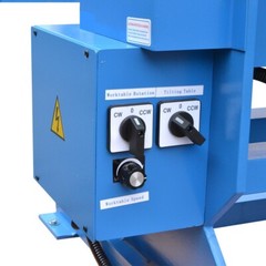 550-1100LBS Welding Positioner Turn Rotary Table Tilt 0-45-90 Degree 110V