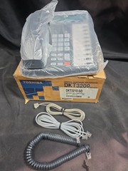 Toshiba DKT3210-SD 10-Button Digital Display Business Phone Charcoal NIB