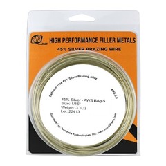 SÜA – Silver Brazing Solder Wire – 45% – AWS BAg-5 – Size: 1/16″ (1, 3 or 5 TOz)