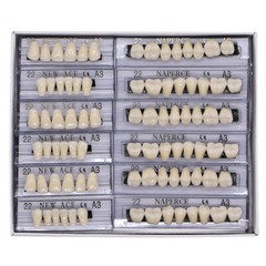 168Pc Dental Acrylic Resin Denture 22#A3 Full Set Teeth Upper Lower Shade Tooth