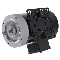 1HP Electric Motor 3450 RPM, AC 115V/230V, 56C Frame, Air Compressor Motor