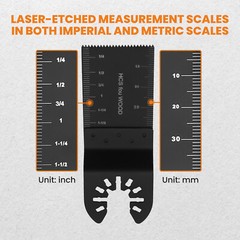 50Pcs Oscillating Multi Tool 34mm Saw Blades For DeWalt Fein Cable Multitool