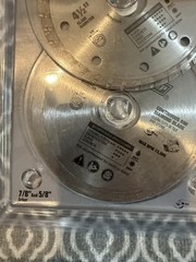 LOT of 4.5” wheels – 4 Flap Discs 3 Cutting Wheels And 3 Pack Diamond Saw Blades