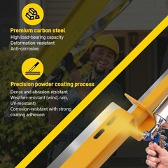 Safety Post | Roof Top Safety Hatch Safety Post with S65082 Roof Hatches Ladder