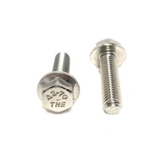 (10) M10 x 1.50 x 30 Stainless Steel DIN6921 A2 Hex Flange Bolts M10x30mm Flange