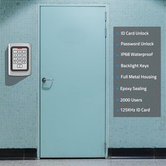Wired Keypad with Long Lasting Zinc Alloy Housing for Reliable Access Control