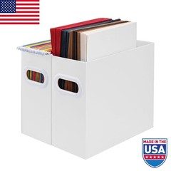 File Box for Hanging File Folders Collapsible Cardboard Box Filing Organizer