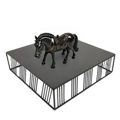 FixtureDisplays 12X12X3.3″ Multi-Purpose Metal Display Riser for Food & Home