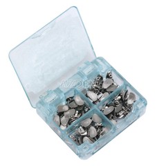 AZDENT Dental Orthodontic Bondable Buccal Tube 2nd Molar Non-Con MBT.022 Mesh