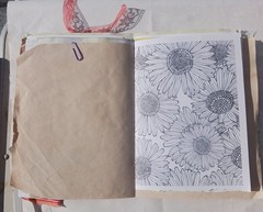 Garden Themed Junk Journal Soft Cover 50 pages
