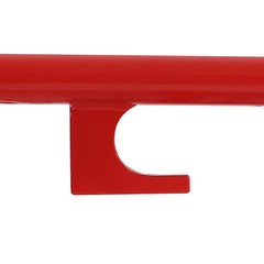 Drum Cradle With 4 Wheels, 55Gal Drum Cradle, 600lbs ,Red for Workshop&Factory