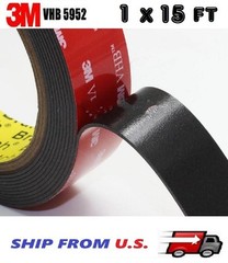 3M 1″ x 15 ft VHB Double Sided Foam Adhesive Tape 5952 Automotive Mounting 24mm