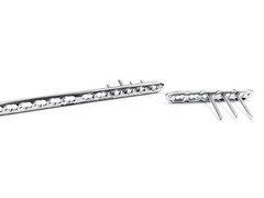 2.0mm LCP Plates (Lot of 8 pcs) & Screws (50 pcs) Veterinary Surgical Instrument