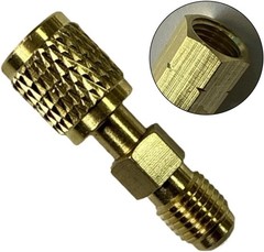 R32 R454B Refrigerant Adapter 1/4″ Female, 1/4″ Male For R32/R454B Split System