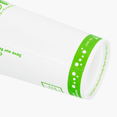 Karat Earth 24oz Eco-Friendly Paper Hot Cups – One Cup One Earth (90mm) – 500 ct