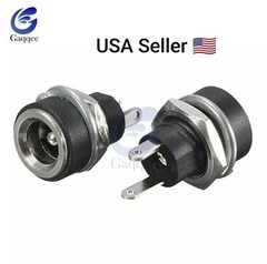 1 Pc 3A 12v For DC Power Supply Jack Socket Female Panel Mount Connector plug