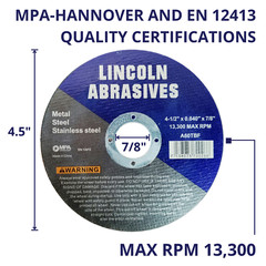200 Pack 4-1/2″ .040″ Cut-off Wheel 4.5 Cutting Discs Stainless Steel & Metal