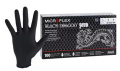 Microflex Black Dragon Powder Free Nitrile Exam Gloves Large – Case, 1000 Gloves