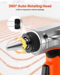 VEVOR Cordless Electric Tube Expander 20V Max for 1/2″ 3/4″ & 1″ PEX-A Pipes