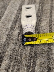 (QTY 10) Burndy YAV28L2NTCFX 2-Hole Compression Lug 4/0 (550/24) Purple Die 15,