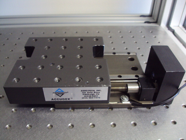 AEROTECH ACCUDEX ATS 302MM 60mm CRB CROSS ROLER LINEAR POSITOINER STAGE