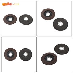 50Pcs Premium Zirconia Flap Disc Sanding Grinding 4-1/2″ X 7/8″ 40 Grit Grey