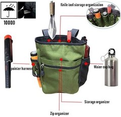 Metal Detecting Finds Bag Waist Digger Pouch Tools Bag For Pinpointer Garr