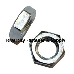 7/8-9 Hex Jam Nuts Thin / Half Nut 7/8×9 Nuts 7/8″ x 9 Zinc Plated Steel
