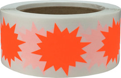 Color Coding Burst Labels Starburst Design | 2″ Inch | 500 Pack | Pick One Color