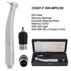 COXO Dental E Generator LED Handpiece High Speed Self Power Turbine 2/4 Hole NSK