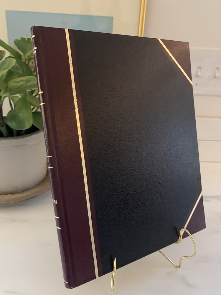 ✨Vintage New National Brand 56-211 Texhide Record Book 150 Pages 10-3/8 x 8-3/8″