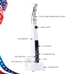 AZDENT Dental Cordless LED 16:1 Mini Endo Motor / Apex Locator Root Canal Finder