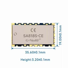 SA818S-CE UHF or VHF 1W Analog RF Radio Transceiver Module w/ RDA1846S IC